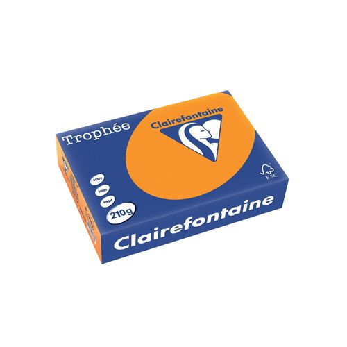 Clairefontaine Papier Clairefontaine Trophée Intens A4 210g 250vel kardinaalrood