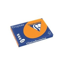 Clairefontaine Papier Clairefontaine Trophée Intens A3, 120 g, 250 vel, fel oranje