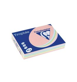 Clairefontaine Clairefontaine Trophée gekleurd papier, A4, 80 g, 5 x 100 vel, geassorteerde kleuren