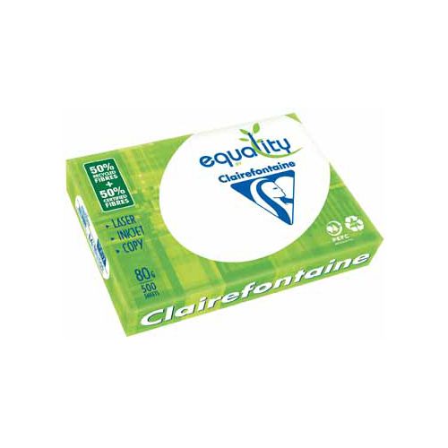 Clairefontaine Papier Clairefontaine Equality printpapier ft A4, 80 g, pak van 500 vel
