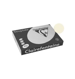 Clairefontaine Papier Clairefontaine Trophée Pastel A3, 80 g, 500 vel, ivoor