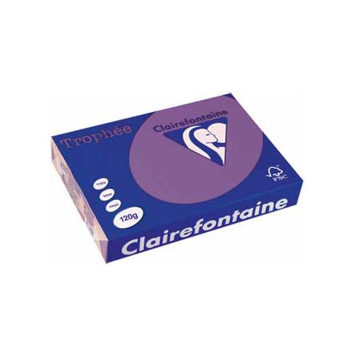 Clairefontaine Papier Clairefontaine Trophée Intens A4, 120 g, 250 vel, violet