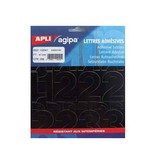 Agipa Agipa etiketten cijfers letterhoogte 47 mm, 286 cijfers