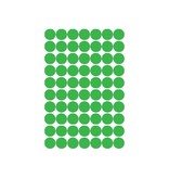 Apli Apli ronde etiketten in etui diameter 19 mm, groen, 560 stuks, 70 per blad