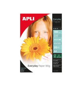 Apli Apli fotopapier Everyday ft A4, 180 g, pak van 20 vel