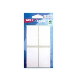 Agipa Agipa witte etiketten in etui 30x55mm (bxh), 28st, 4/blad