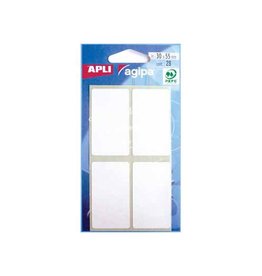 Agipa Agipa witte etiketten in etui 30x55mm, 28st, 4/blad