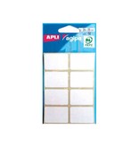 Agipa Agipa witte etiketten in etui 24x35mm (bxh), 56st, 8/blad