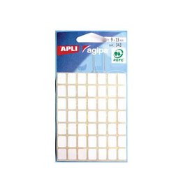 Agipa Agipa witte etiketten in etui 9x13mm, 343st, 49/blad
