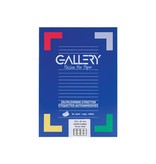 Gallery Gallery witte etiketten ft 105 x 35 mm (b x h), rechte hoeken, doos van 1.600 etiketten