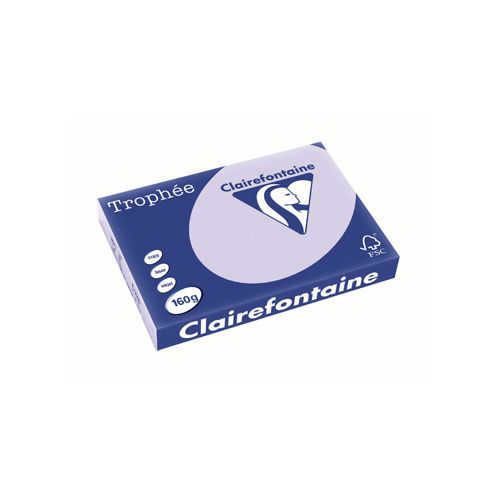 Clairefontaine Papier Clairefontaine Trophée Pastel A3, 160 g, 250 vel, lila