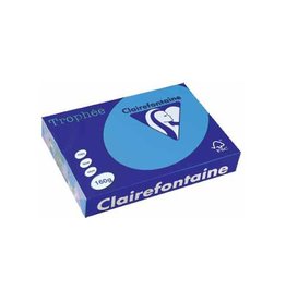 Clairefontaine Papier Clairefontaine Trophée Intens A4, 160g, 250vel, koningsblauw