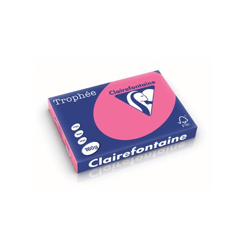 Clairefontaine Papier Clairefontaine Trophée Intens A3, 160 g, 250 vel, fuchsia