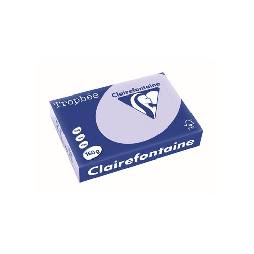 Clairefontaine Papier Clairefontaine Trophée Pastel A4, 160 g, 250 vel, lila