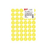 Apli Agipa Kortinglabel -30%, geel, 192 stuks, verwijderbaar