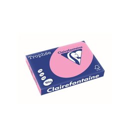 Clairefontaine Papier Clairefontaine Trophée Pastel A3, 160 g, 250 vel, felroze