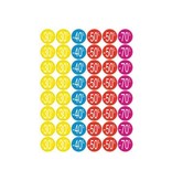 Apli Agipa kortinglabel van -30% tot -70%, geassorteerde kleuren