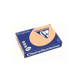 Clairefontaine Papier Clairefontaine Trophée Pastel A4, 160 g, 250 vel, abrikoos