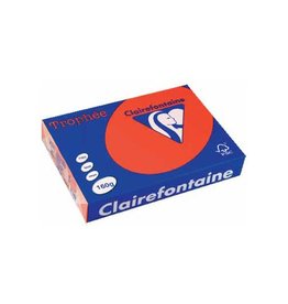 Clairefontaine Papier Clairefontaine Trophée Intens A4, 160 g, 250 vel, koraalrood