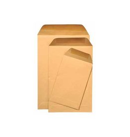 Gallery Gallery loonzakjes ft 65 x 105 mm, gegomd, bruine kraft, doos van 1000 stuks