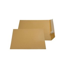 Gallery Gallery enveloppen ft 230 x 310 mm, stripsluiting, bruine kraft, doos van 250 stuks