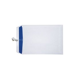 Gallery Gallery enveloppen ft 230 x 310 mm, stripsluiting, binnenzijde blauw, doos van 250 stuks