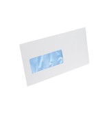 Gallery Gallery enveloppen ft 114 x 229 mm, venster links, stripsluiting, doos van 500 stuks