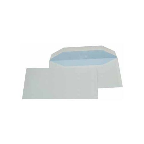 Gallery Gallery enveloppen ft 114 x 229 mm, gegomd, binnenzijde blauw, doos van 500 stuks