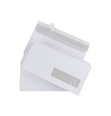 Gallery Gallery enveloppen ft 110 x 220 mm, venster rechts, stripsluiting, doos van 500 stuks