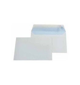 Gallery Gallery enveloppen ft 114 x 162 mm, stripsluiting, binnenzijde blauw, doos van 500 stuks