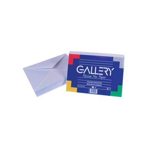 Gallery Gallery enveloppen ft 114 x 162 mm, gegomd, pak van 50 stuks