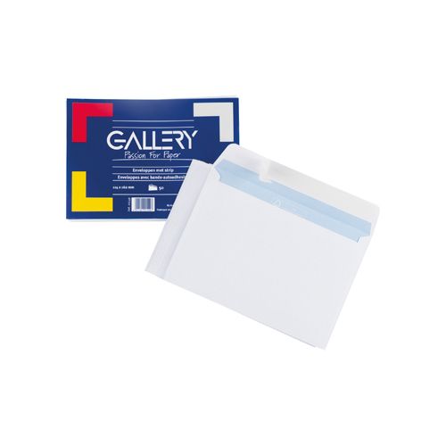 Gallery Gallery enveloppen 114 x 162mm, stripsluiting, 50 st.