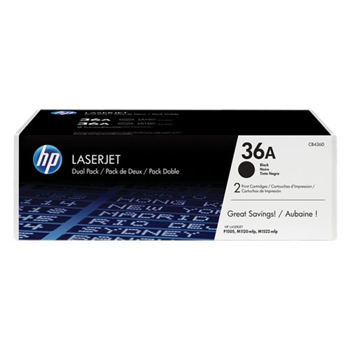 HP HP 36A (CB436AD) duopack black 2x2000 pages (original)