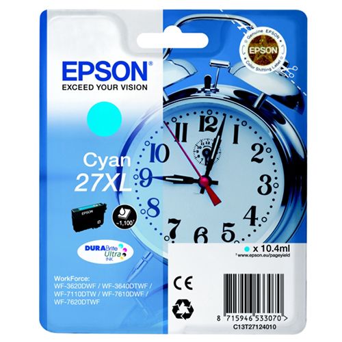 Epson Epson 27XL (C13T27124012) ink cyan 1100 pages (original)