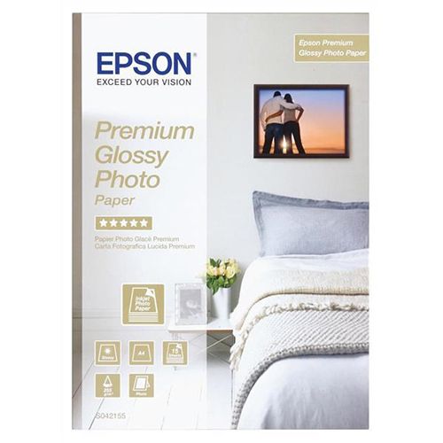 Epson Fotopapier Epson SO42155 Premium A4 255gr Wit Glossy 15vel