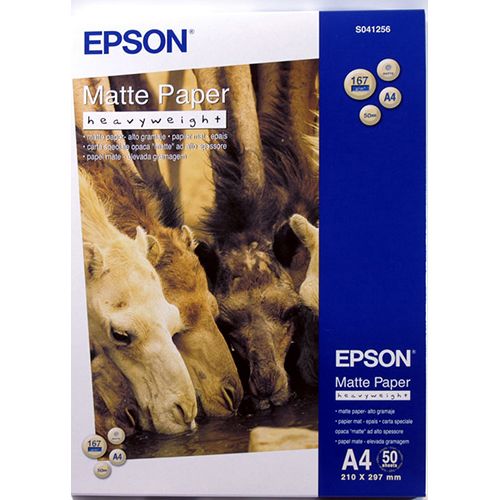 Epson Fotopapier Epson SO41256 A4 167gr Wit Mat 50vel