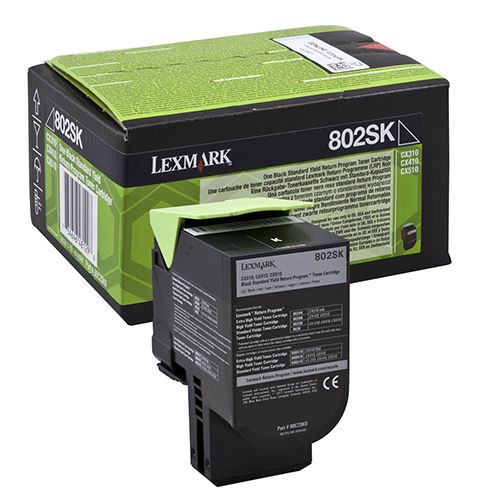 Lexmark Lexmark 802SK (80C2SK0) toner black 2,5K return (original)