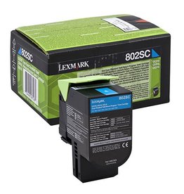 Lexmark Lexmark 802SC (80C2SC0) toner cyan 2K return (original)