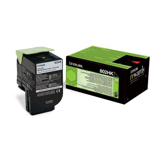 Lexmark Lexmark 802HK (80C2HK0) toner black 4K return (original)