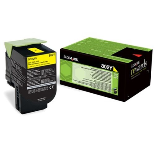 Lexmark Lexmark 802Y (80C20Y0) toner yellow 1K return (original)