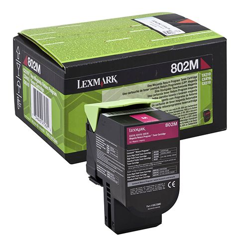 Lexmark Lexmark 802M (80C20M0) toner magenta 1K return (original)