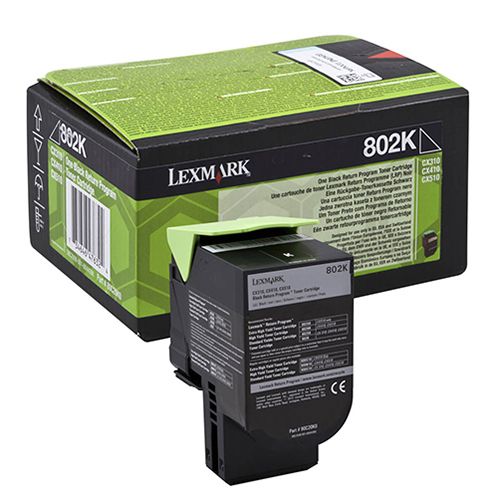 Lexmark Lexmark 802K (80C20K0) toner black 1K return (original)