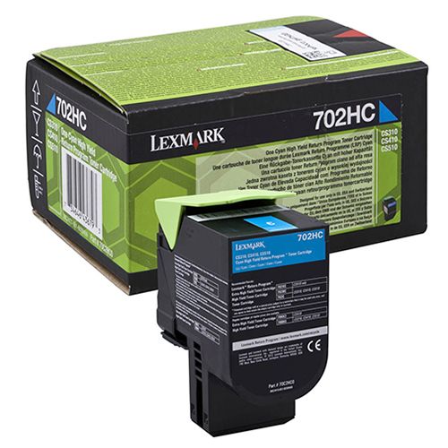 Lexmark Lexmark 702HC (70C2HC0) toner cyan 3K return (original)