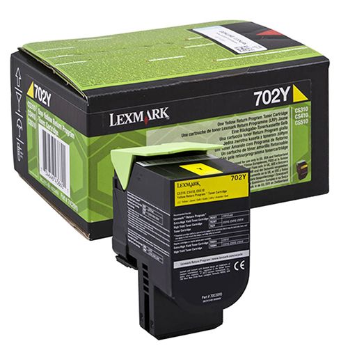 Lexmark Lexmark 702Y (70C20Y0) toner yellow 1K return (original)