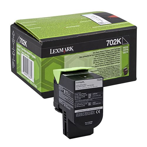 Lexmark Lexmark 702K (70C20K0) toner black 1K return (original)