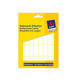 Avery Zweckform Avery Zweckform 3323 mini etiketten ft 38 x 14 mm (b x h), 928 etiketten, wit