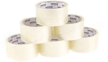 Office Products OFFICE products verpakkingstape, 48 mm x 46 m, transparant