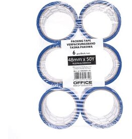 Office Products OFFICE products verpakkingstape, 48 mm x 46 m, blauw