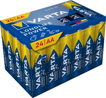 Varta Varta batterij Longlife Power AA, pak van 24 stuks