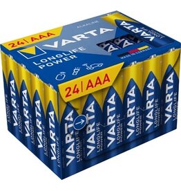Varta Varta batterij Longlife Power AAA, pak van 24 stuks